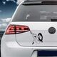 Sticker VW Golf Sexy Pin-Up