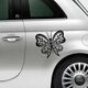 Sticker Fiat 500 Papillon Design