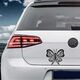 Sticker VW Golf Schmetterling Design