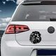 Sticker VW Golf Lion Cameroun
