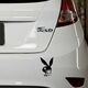 Albanian Playboy Bunny Ford Fiesta Decal