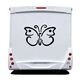 Butterfly Camping Car Decal 58