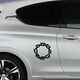Tribal Thorn Peugeot Decal