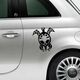 Tribal Turtle Fiat 500 Decal