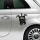 Tribal Turtle Fiat 500 Decal 2