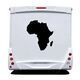 Africa Continent Camping Car Decal