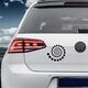 Sticker VW Golf Spirale Ronds