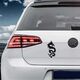 Sticker VW Golf Drache Chine 62