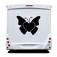 Butterfly Heart Camping Car Decal