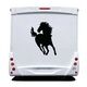 Sticker Camping Car Cheval