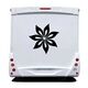 Flower Camping Car Decal 7