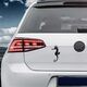 Sticker VW Golf Deko Seepferdchen