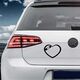 Sticker VW Golf verletztes Herz