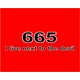 Sweat-Shirt 665 - I live next to the devil