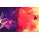 Abstract polygonal 2 deco decal
