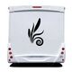 Floral Camping Car Decal 4
