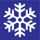 Sticker Flocon de neige p