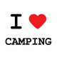 Tee shirt I Love Camping