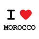 T-Shirt I love Morocco