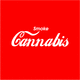 T-Shirt Smoke Cannabis parody Enjoy Coca-Cola