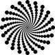 Sticker Déco Illusion Optique Cercles