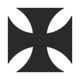 Sticker Mini Croix de Malte