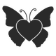 Butterfly Heart Citroen DS3 Decal