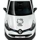 Sticker Renault Deco Hello Kitty Assis