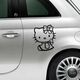 Sticker Fiat 500 Deco Hello Kitty Lacet