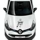 Indian Skull Renault Decal 19