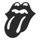 Sticker Fiat 500 Rolling Stones Logo