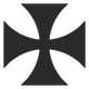 Sticker Renault Croix de Malte 2