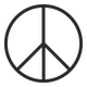 Sticker Renault Peace and Love Logo 3