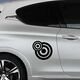 Rounded Circles Peugeot Decal