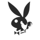 French Cock Playboy Bunny Peugeot Decal