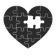 Puzzle Heart Camping Car Decal
