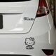 Sticker Ford Fiesta Deko Hello Kitty Assis