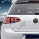 Sticker VW Golf Meerjungfrau dessin