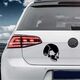 Sticker VW Golf Tête de Mort 11