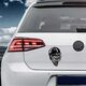 Sticker VW Golf Tête de Mort Casque Football Américain