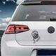 Sticker VW Golf Tête de Mort Momie 20