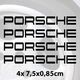 Porsche 964 logo brake decals set