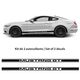 Ford Mustang GT car stripes Decals set (2015-2017)