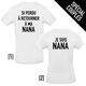 Tee-shirts pour Couples - Si perdu à retourner à Nana