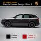 Porsche Cayenne GTS Design Edition 3 Aufkleber Set