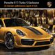 Porsche 911 Turbo S Exclusiv Stripes Decals Set