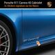 Porsche 911 Carrera 4S Kabriolett Aufkleber (2x)